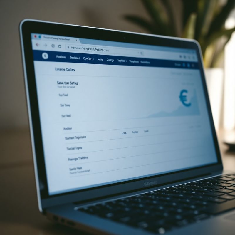 Zaslon prijenosnog računala prikazuje sučelje brokerskog računa